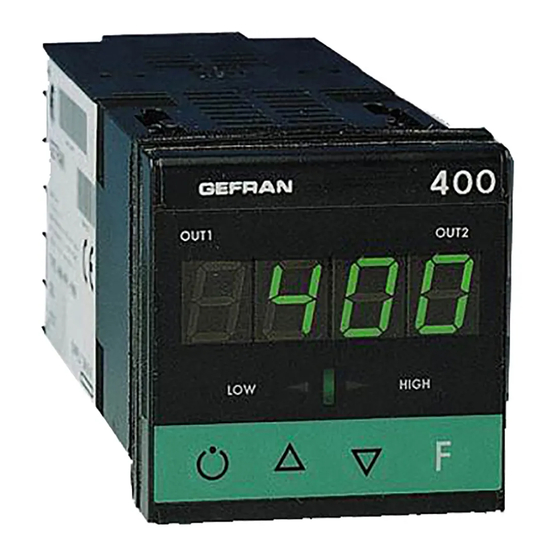 gefran 401 Bedienungsanleitung