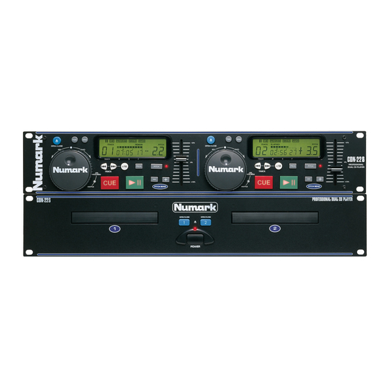 Numark CDN22S Bedienungsanleitung
