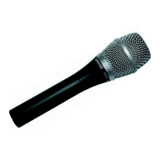 Shure SM86 Bedienungsanleitung