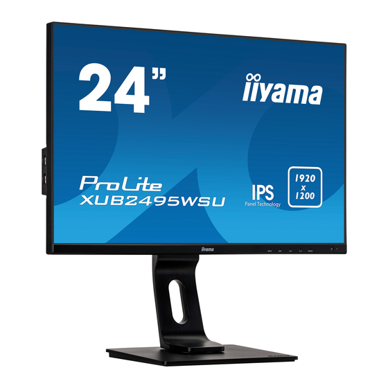 iiyama ProLite XUB2495WSU Bedienungsanleitung