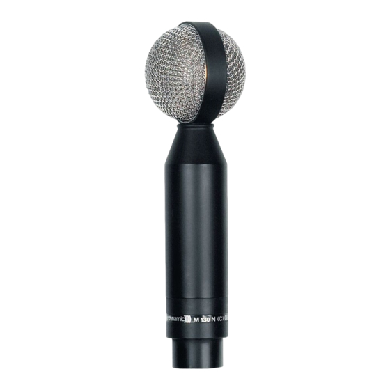 Beyerdynamic M 130 Bedienungsanleitung