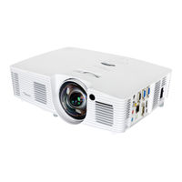 Optoma W316ST Handbuch