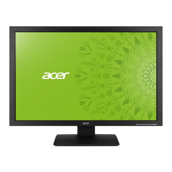 Acer V223WL Kurzanleitung