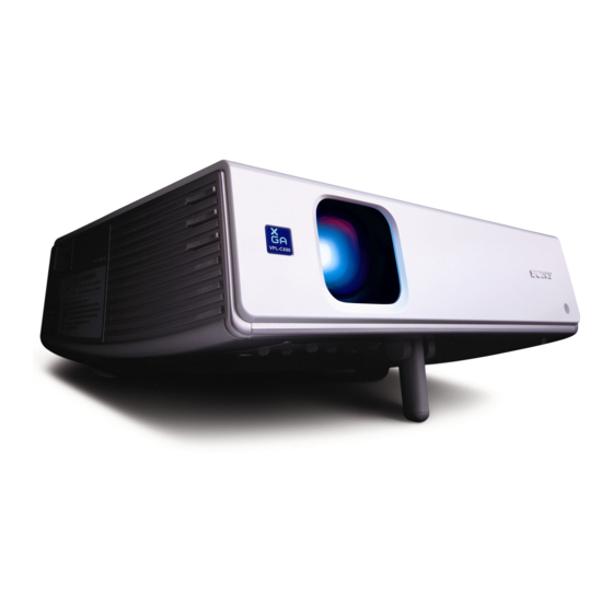 Sony VPL-CX80 Bedienungsanleitung