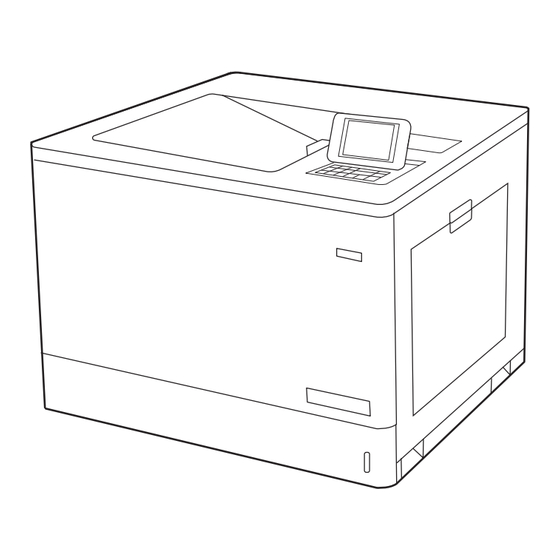 HP Color LaserJet Managed E75245 Serie Benutzerhandbuch