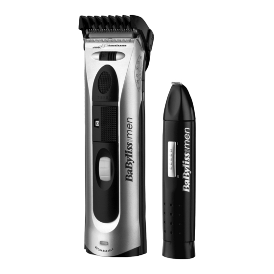 BaByliss E773WE Anleitung