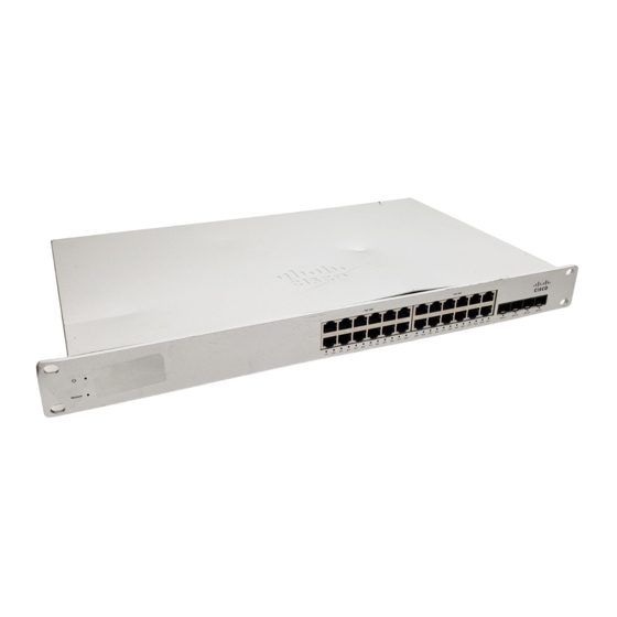 Cisco Meraki MS220-24P-HW Schnelle Installationsanleitung