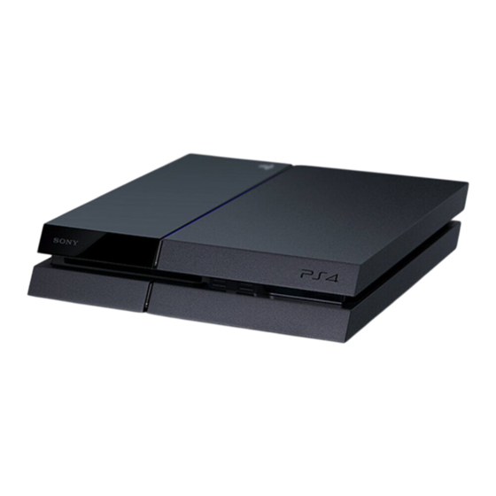 Sony Playstation 4 Kurzanleitung