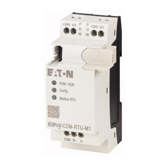 Eaton EASY-COM-RTU-M1 Montageanweisung