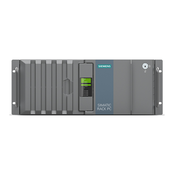 Siemens SIMATIC IPC847E Betriebsanleitung