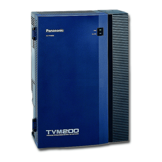 Panasonic KXTVM200NE Handbücher