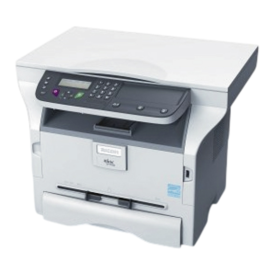 Ricoh SP1100S Betriebsanleitung