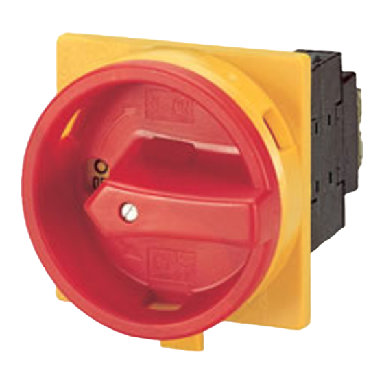 Moeller P3 E SVB-Serie Montageanweisung