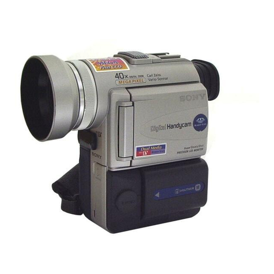 Sony DCR-PC100E Bedienungsanleitung
