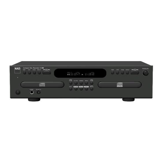 NAD C660 Bedienungsanleitung