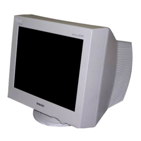 Sony Trinitron CPD-E500E Handbücher