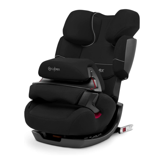 Cybex Silver PALLAS-FIX Bedienungsanleitung