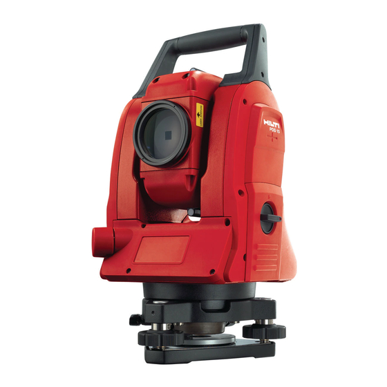 Hilti POS 15 Kurzanleitung