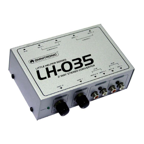 Omnitronic LH-035 Bedienungsanleitung