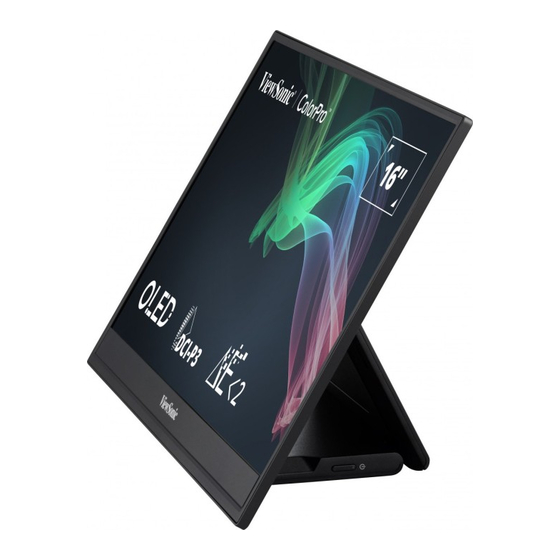 ViewSonic ColorPro VP16-OLED Bedienungsanleitung