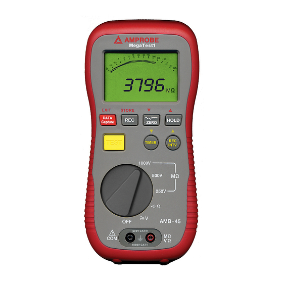 Amprobe MegaTest-1 Bedienungsanleitung