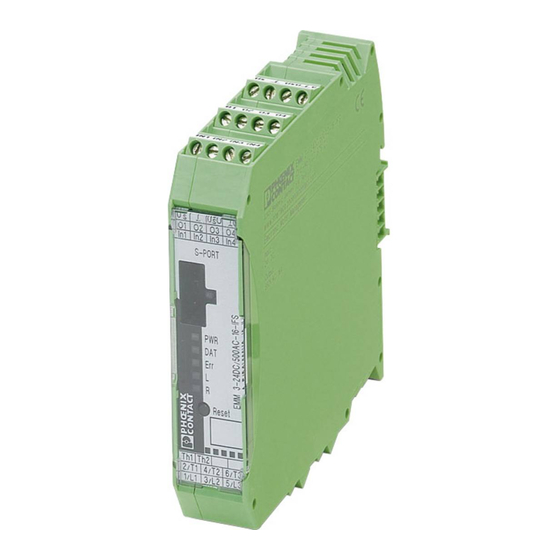 Phoenix Contact EMM 3- 24DC/500AC-IFS Handbuch