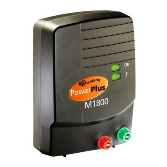 Gallagher PowerPlus M1800 Betriebsanleitung