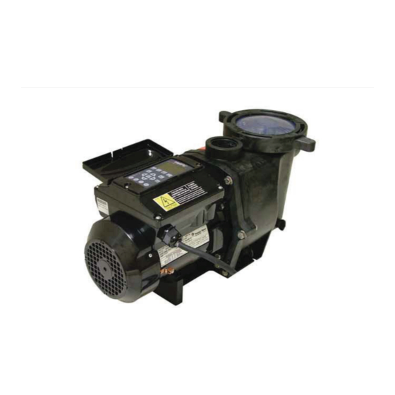 Pentair Pool Products IntelliFlo VF Montageanleitung Und Bedienungsanleitung