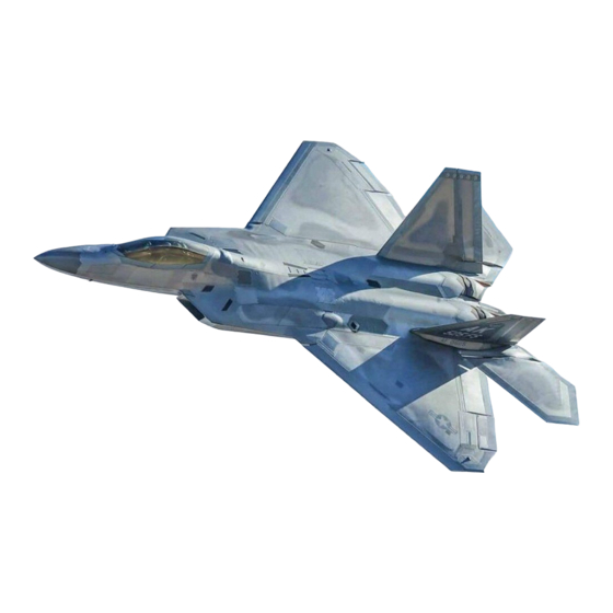 Italeri LOCKHEAD MARTIN F-22 A Raptor Bedienungsanleitung