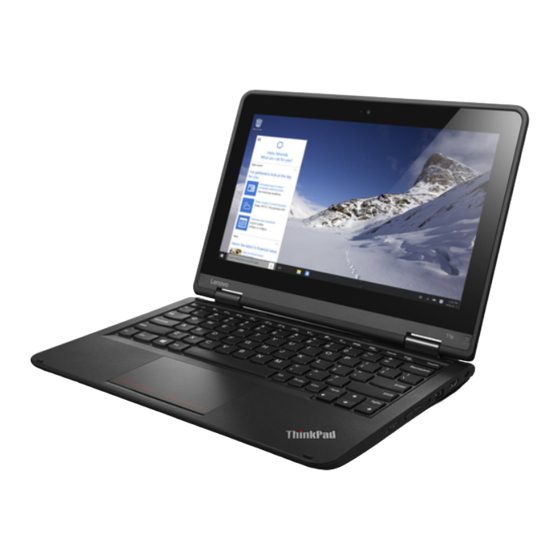 Lenovo ThinkPad 11e 3rd Gen Benutzerhandbuch