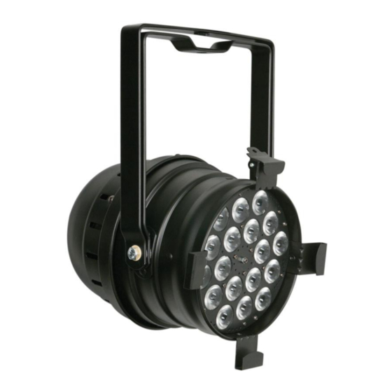 SHOWTEC LED Par 64 Short Q4-18 Handbuch