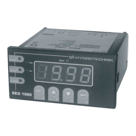 Hydrotechnik SEG 1060 Bedienungsanleitung