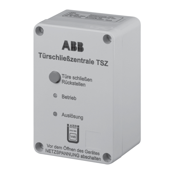 ABB TSZ Einbauanleitung