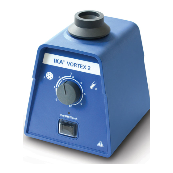 IKA Vortex 2 Betriebsanleitung
