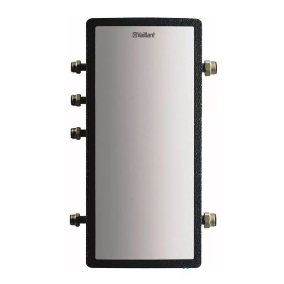 Vaillant VWF x8/4 Installationsanleitung