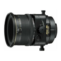 Nikon PC Micro-Nikkor 85mm f/2.8D Gebrauchsanweisung