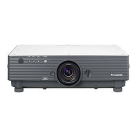 Panasonic PT-D5500E Bedienungsanleitung