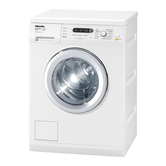 Miele W 5877 WPS Edition 111 Gebrauchsanweisung