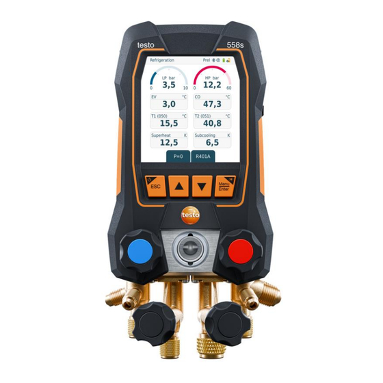 testo 558s Bedienungsanleitung