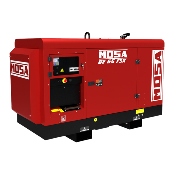 Mosa HIGH POWER Bedienungs- Und Wartungshandbuch