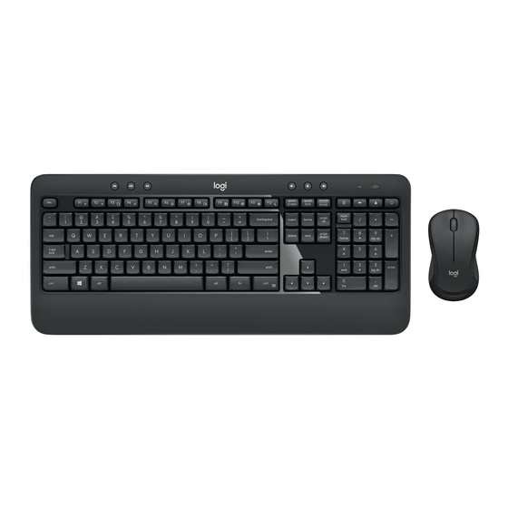 Logitech MK540 Erste Schritte