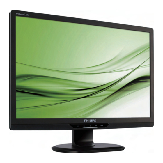 Philips 220S2 Bedienungsanleitung