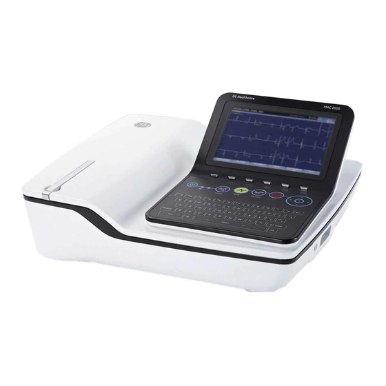 GE MAC 2000 Gebrauchsanleitung