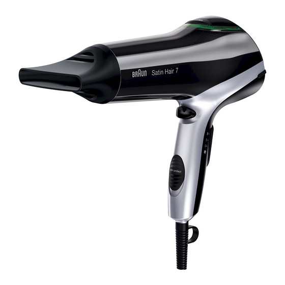 Braun Satin Hair 7 HD 730 Bedienungsanleitung