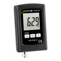PCE Instruments PCE-PHM 14 Bedienungsanleitung