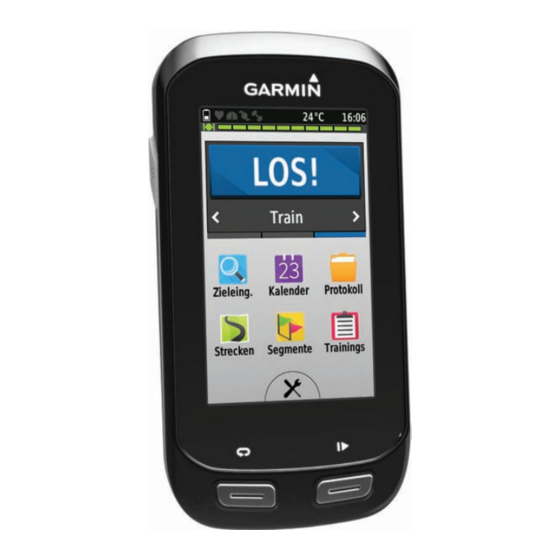 Garmin Edge 1000 Schnellstartanleitung