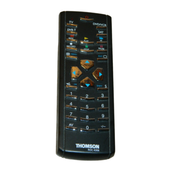 THOMSON ROC4306 Bedienungsanleitung