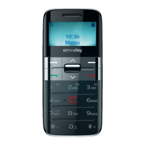 simvalley MOBILE Easy-5 PLUS Bedienungsanleitung