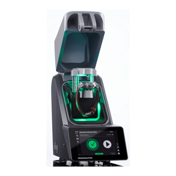 witschi ProofMaster Bedienungsanleitung