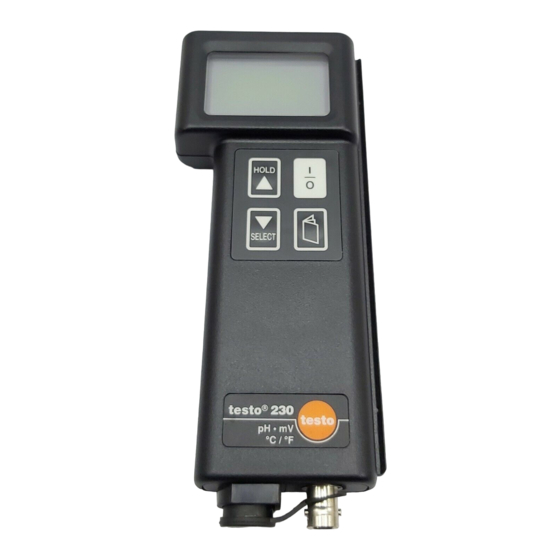 testo  230 Bedienungsanleitung
